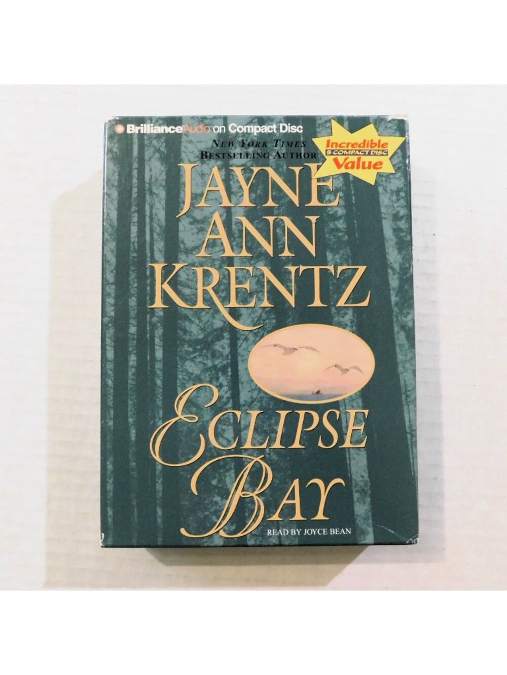 Eclipse Bay Audiobook by Jayne Ann Krentz 5 CDs 6-Hour Reading by Joyce Bean